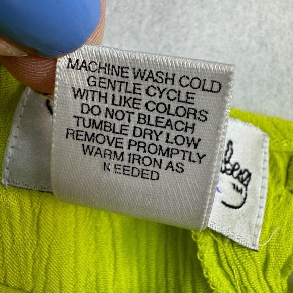 Diane Von Furstenberg Short Sleeve Gauze Midi Dress Womens SZ Large Multi Color - Picture 4 of 9